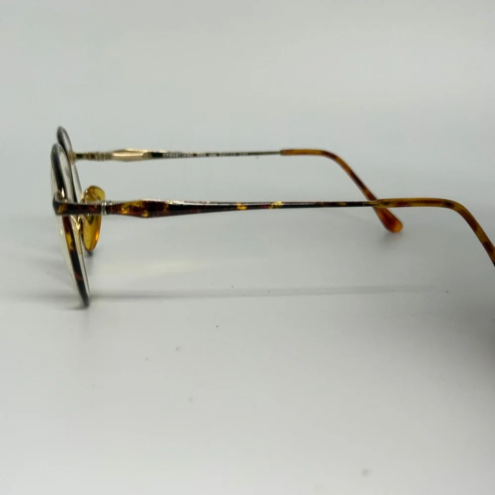Christian Dior 2435 Vintage Round Tortoise Gold Eyeglass Frames 49-19-135